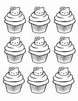 Cupcake Malvorlagen sketch template