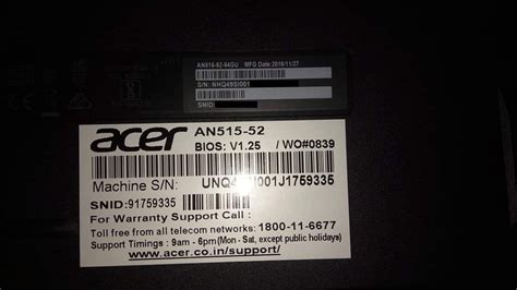 serial numbers   laptop nitro    acer community
