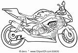 Coloring Pages Motorcycle Kids Colouring Racing Motorbike Motorcycles Printable Color Helmet Harley Bike Davidson Drawing Illustrations Graphics Vector Stock Clipart sketch template