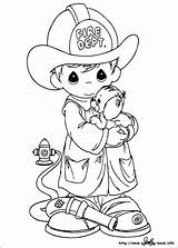 Precious Moments Coloring Pages Baby Getcolorings sketch template