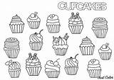 Cupcakes Coloring Cakes Colorare Da Pages Cup Doodle Disegni Dibujos Nine Cupcake Colorear Para Cake Adult Disegno Dibujo Outline Per sketch template