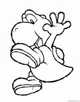 Coloring4free Yoshi Coloring Pages Jumping Related Posts sketch template
