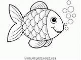 Peces Laminas Pewarna Ringkasan Ikan sketch template