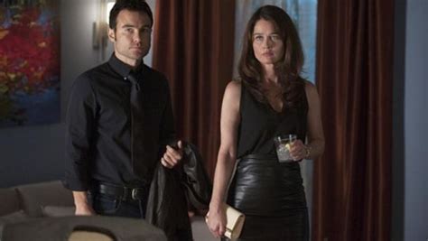 The Skirt In Black Leather Lisbon Robin Tunney In The Mentalist