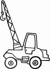 Coloring Crane Pages Truck Little Printable Transport Wrecking Ball Color Construction Kids Land Template Coloringpages101 Cranes Japanese Drawing Clipart Colouring sketch template