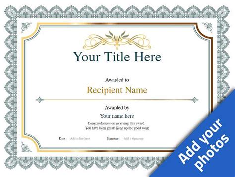 certificate templates simple   add printable badges medals