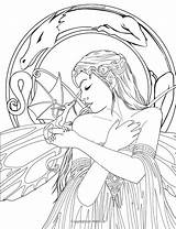 Coloring Pages Fairy Selina Adult Fenech Printable Artist Colouring Book Coloriage Fantasy Books Bing Choose Board Kleurplaat Elf Visit sketch template
