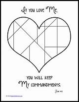 Commandment sketch template