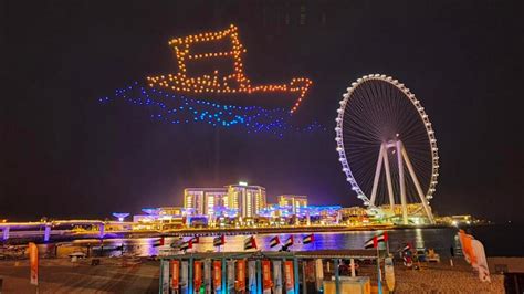 famous drone light show dubai shopping festival visa dekho