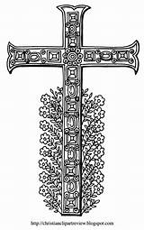 Glory Chrismon Cross Christian Clip Review Depicted Stones Gems Precious Motif Symbol Kind Floral Always Some sketch template