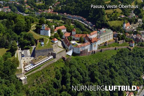 passau veste oberhaus von suedwesten luftbild