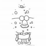 Dot Squarepants Spongebob Harold Dots Connect Kids Worksheet Printable Worksheets sketch template