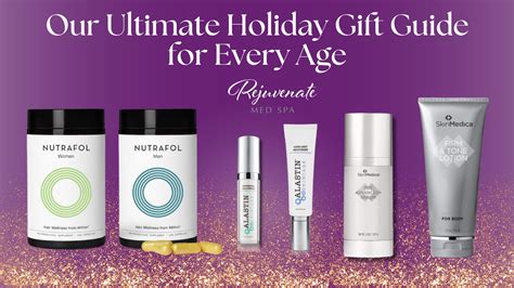 rejuvenates holiday gift guide  skincare products oak brook il
