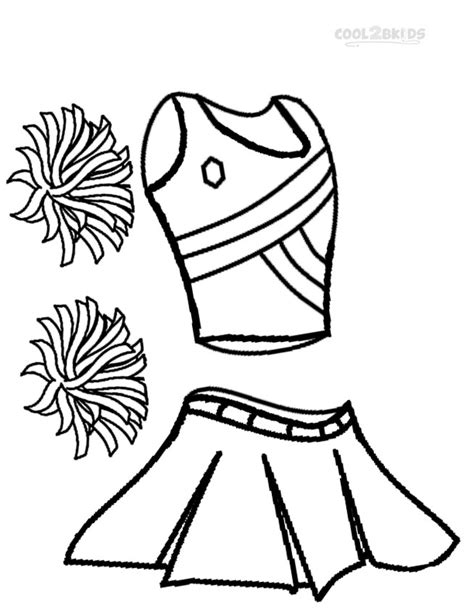 printable cheerleading coloring pages  kids coolbkids