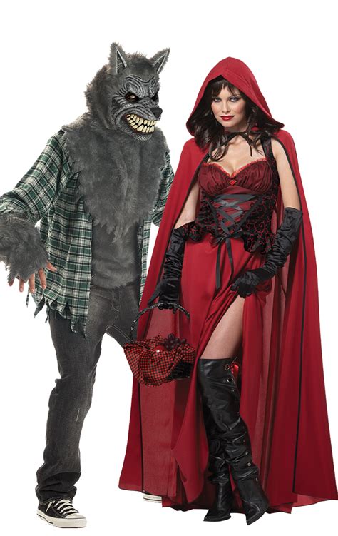 Red Riding Hood Couples Costume Uk