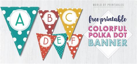 printable colorful striped pattern banner letters world