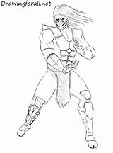 Mortal Kombat Draw Smoke Coloring Pages Drawing Sonya Drawingforall Blade Feet Stepan Ayvazyan Tutorials Posted sketch template