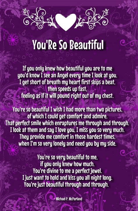 You’re So Beautiful Poems For Her
