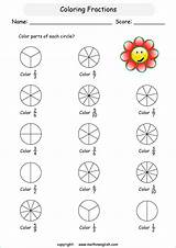 Worksheet Fractions Math Printable Fraction Grade Primary Coloring Shapes Worksheets Color Class Introduction Kids Singapore Material Mathinenglish Click Grade2 Remedial sketch template