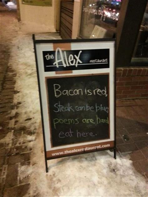funniest restaurant signs youll   day  pics