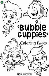 Guppies Molly Bubble Coloring Pages Getcolorings sketch template