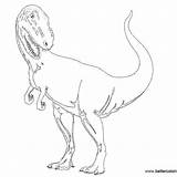 Indominus Dinosaurs sketch template