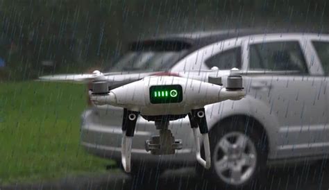 drones fly  rain tips  ways