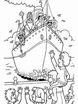 Sinterklaas Pakjesboot Stoomboot Kleurplaten Piet Zwarte Leukekleurplaten Intocht Sint Animaatjes Kleur Animatieplaatjes één Coloringpage Plaatjes Vergelijkbare sketch template