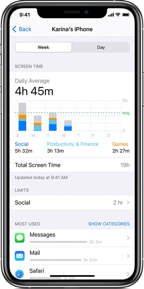 use screen time on your iphone ipad or ipod touch apple support