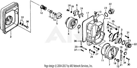 honda wtx  water pump jpn vin gc  parts diagram  casing impeller