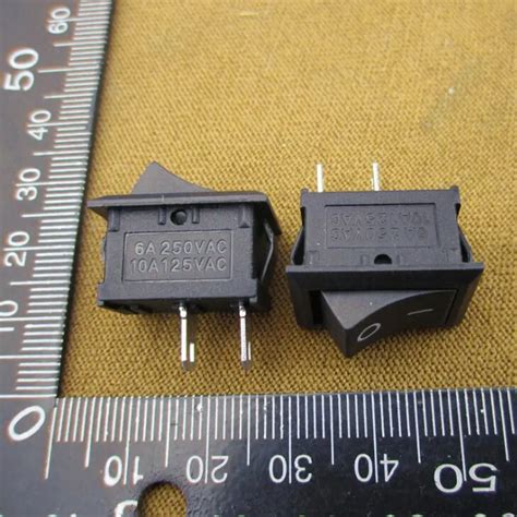 pcs   rocker switch   pin va   black plastic connectors  pin