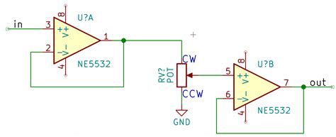 schematic symbol  physical motion   potentiometer issue  kicad