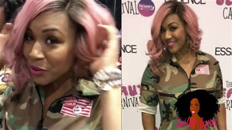 erica campbell criticized  church folks   pink hair weave youtube