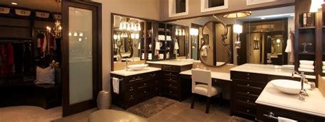 Robeson Design Master Bathroom Custom Closet And Dressing