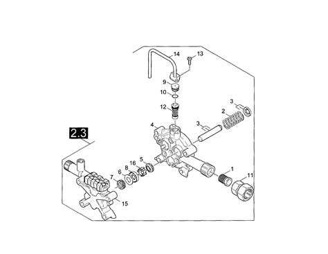 washer parts parts diagram  karcher pressure washer