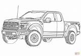 Ford Coloring Pages Trucks Big Raptor 150 Template Supercoloring sketch template