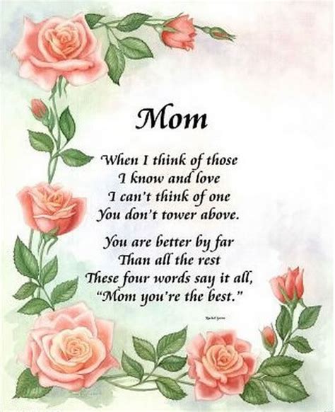Love Poems Submitted Mom Mother Poems Poetry About Mom
