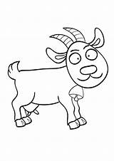 Goat Coloring Pages Cartoon Magnet Parentune Goats Worksheets Getcolorings sketch template