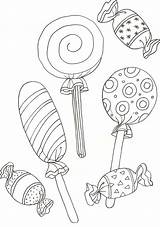 Lollipop sketch template