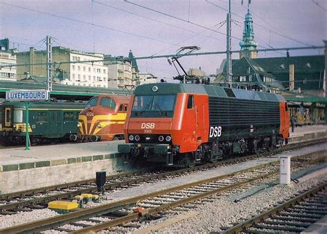 Transpress Nz Danish Electric Locomotive In Luxembourg