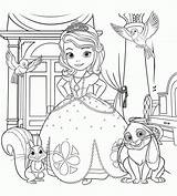 Sofia Coloring First Pages Printables Kids sketch template