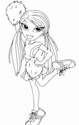 Coloring Pages Cheerleading Bratz Printable Kids Cheerleader Print Girls Cheer Color Colouring Sheets Bestcoloringpagesforkids Girl Cute Disney Colour Barbie American sketch template