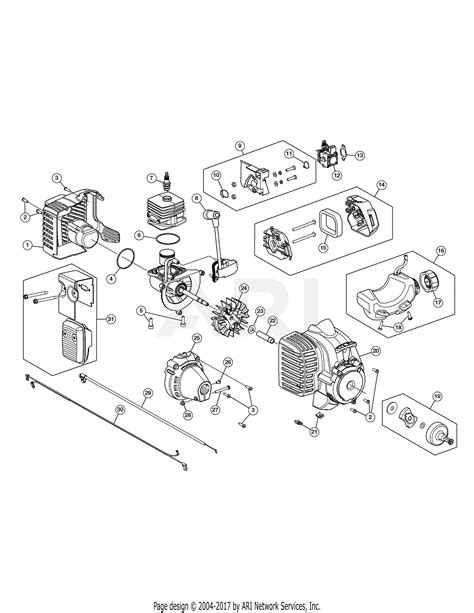 mtd bl cdg cdg bl parts diagram  engine assembly