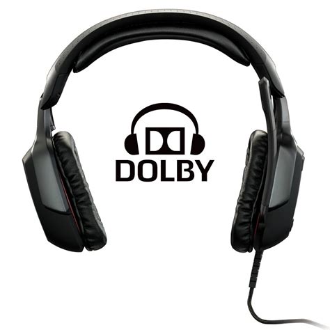 logitech  dolby  surround sound gaming headset headphone voice mic usb  ebay