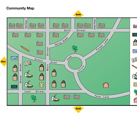 neighborhood map  kindergarten
