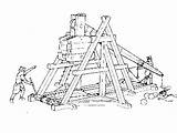 Trebuchet Medieval Ballista Project sketch template