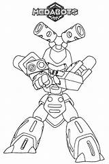 Medabots Coloring Pages Coloringpages1001 Tv sketch template