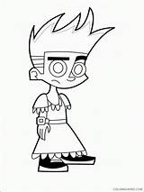 Coloring Pages Coloring4free Johnny Test Printable sketch template
