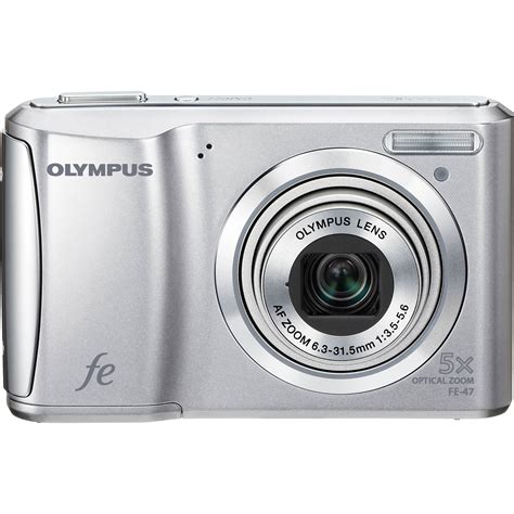 olympus fe  digital camera silver  bh photo video