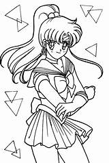 Sailor Coloring Moon Pages Jupiter Anime Books Sheets Choose Board sketch template